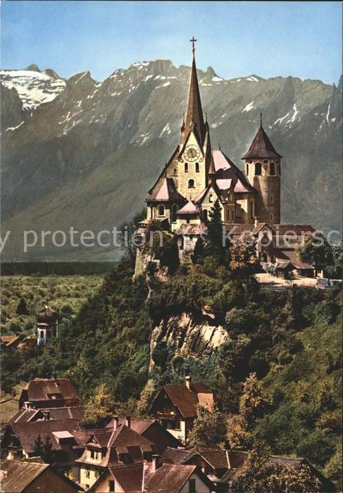 Rankweil Vorarlberg Wallfahrtskirche Blick gegen Schweizer