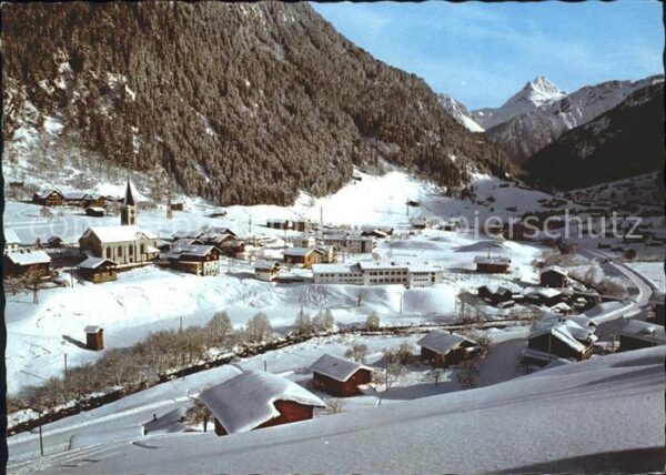 Gaschurn Vorarlberg Panorama Montafon mit Vallüla