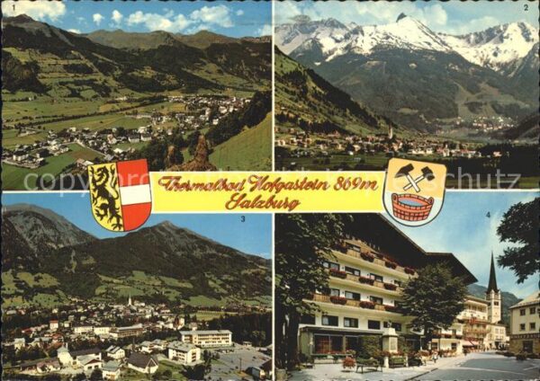 Hofgastein Gesamtansicht mit Alpenpanorama Thermal