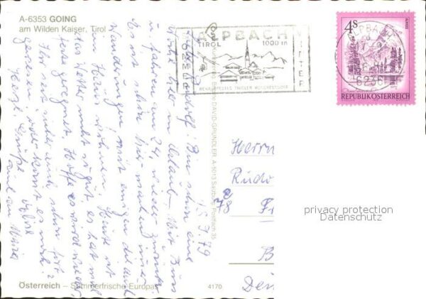 Going Wilden Kaiser Tirol Gesamtansicht mit Kaisergebirge See Dor – Bild 2