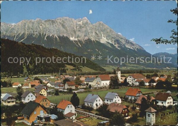 Oeblarn Gesamtansicht mit Grimming Dachsteingeb