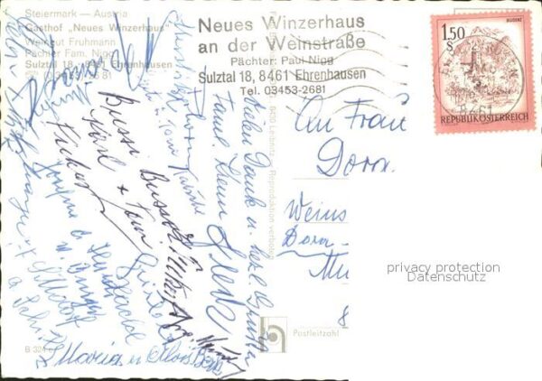 Sulztal Weinstrasse Gasthof Neues Winzerhaus Weingut – Bild 2