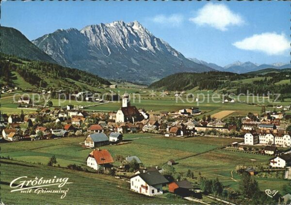 Groebming Steiermark Panorama Oberes Ennstal mit Grimming Da