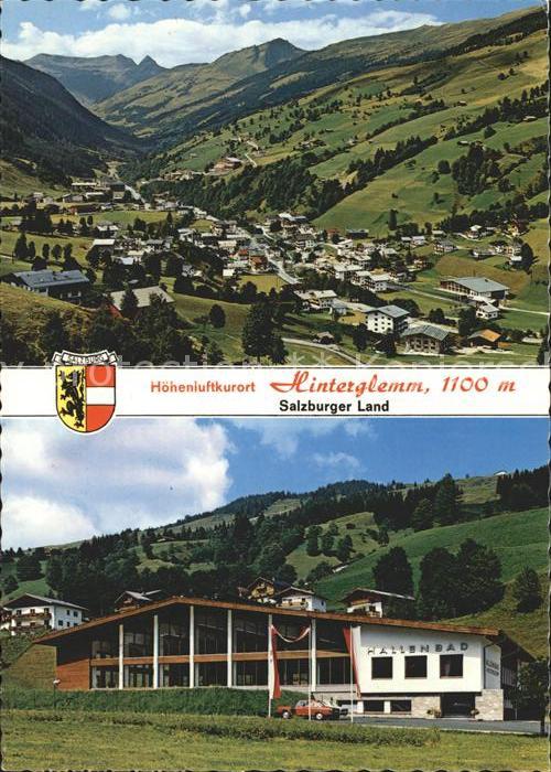 Hinterglemm Saalbach Gesamtansicht Höhenluftkurort Hallenbad