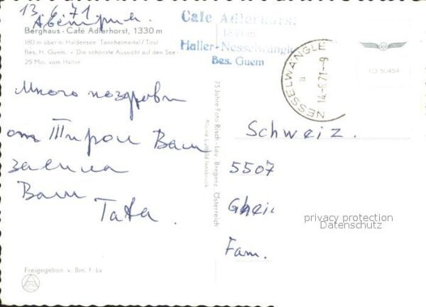 Nesselwaengle Tirol Berghaus Cafe Adlerhorst überm Haldense – Bild 2