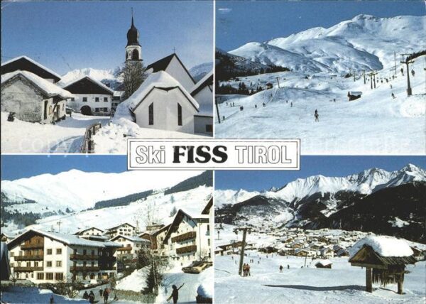Fiss Tirol Dorfpartie Wintersportplatz Skipiste Al