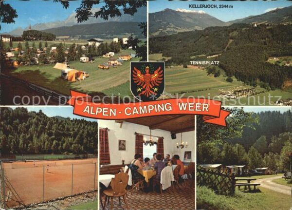 Weer Alpen Camping Tennis Wappen