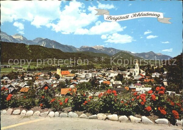 Schladming Obersteiermark Panorama Bergstadt Alpenblick