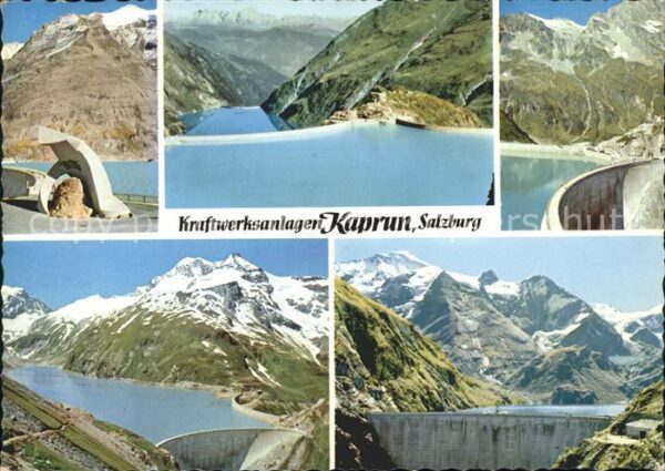 Kaprun Kraftwerksanlagen Glockner Stausee Stau