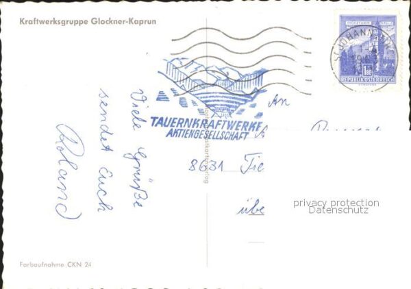 Kaprun Kraftwerksanlagen Glockner Stausee Stau – Bild 2