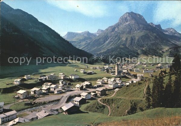 Lech Vorarlberg Panorama mit Omeshorn
