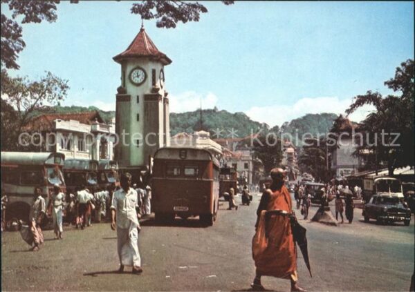 Kandy Sri Lanka Street Scene