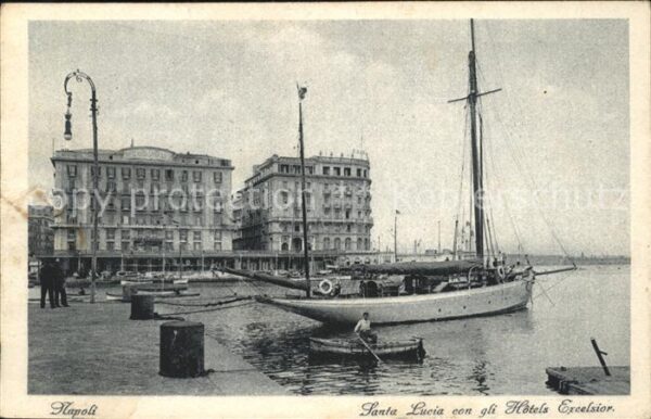 Napoli Neapel Santa Lucia con gli Hotels Excelsior
