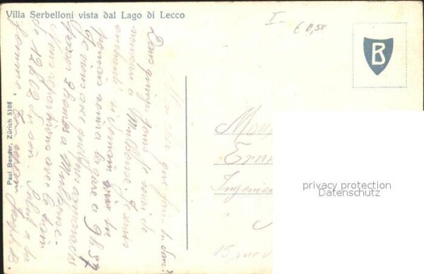 Lecco Villa Serbelloni vista dal Lago di Lecc – Bild 2