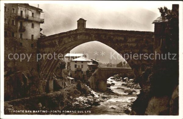 Torino Ponte San Martino Ponte Romano sul Lys