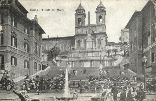 Rom Roma Trinita` dei Monti