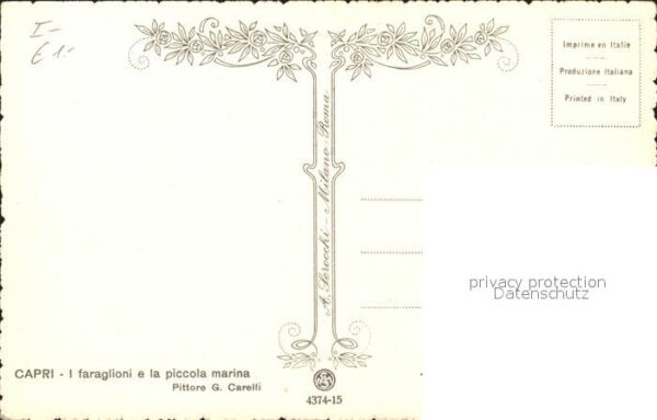 Capri I faraglioni e la piccola marina – Bild 2