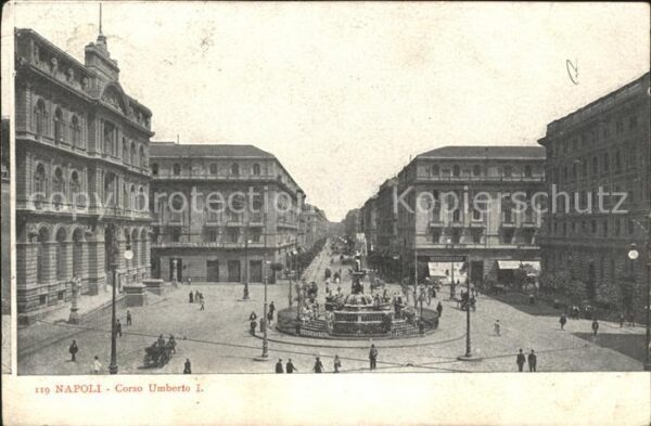 Napoli Neapel Corso Umberto I.