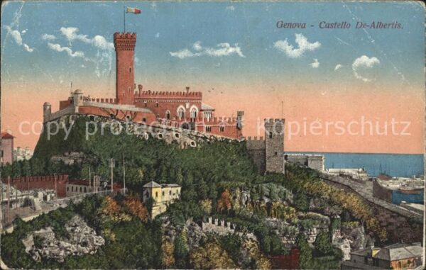 Genova Genua Liguria Castello De - Albertis
