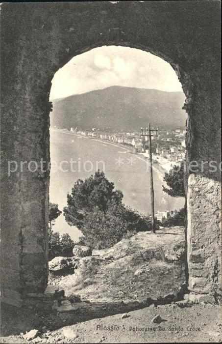 ALASSIO Savona Liguria IT Panorama da Santa Croce