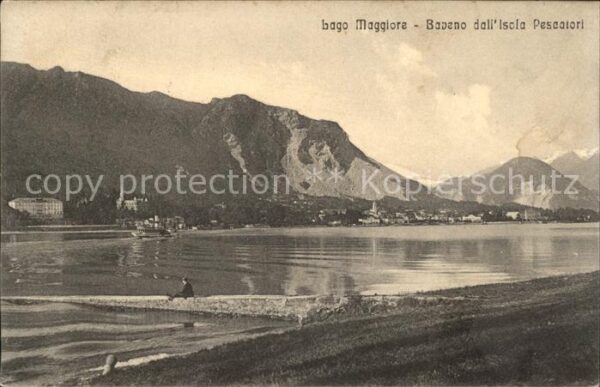 Lago Maggiore Baveno dalL_isola pescatori