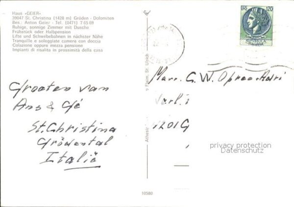 Groeden Tirol Haus Geier St. Christina – Bild 2