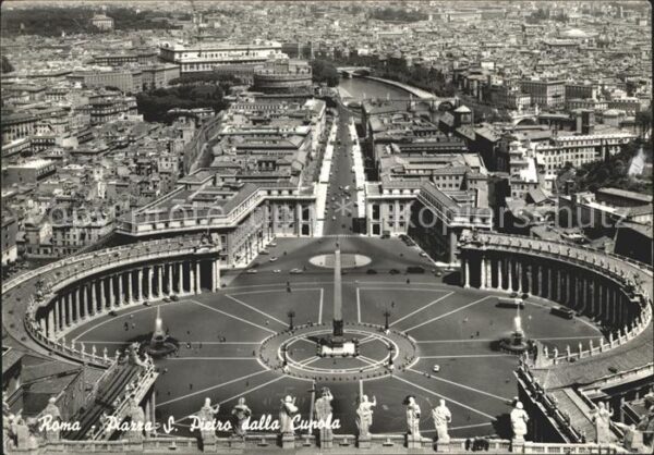 Rom Roma Petersplatz von der Kuppel