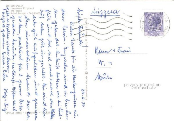 Senigallia Lungomare Alighieri Hotel Europa – Bild 2