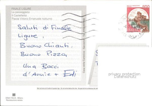Finale Ligure La passeggiata il Castelletto, Piazza V – Bild 2