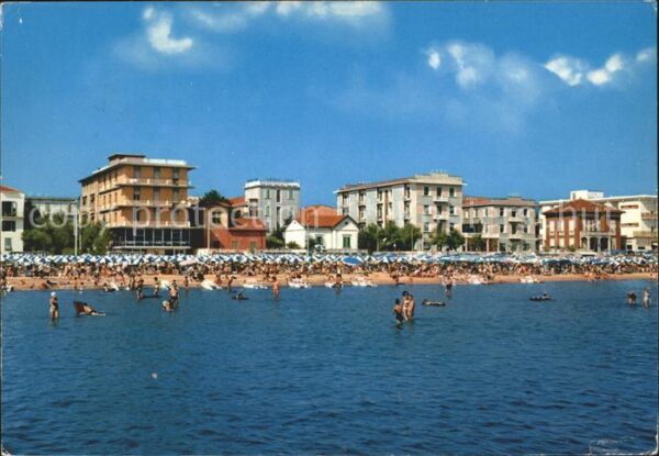 Bellaria Veduta dal mare Ansicht vom Meer