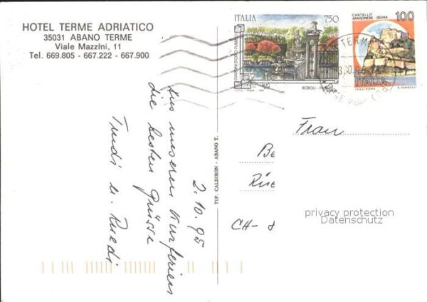 Abano Terme Hotel Terme Adriatico – Bild 2