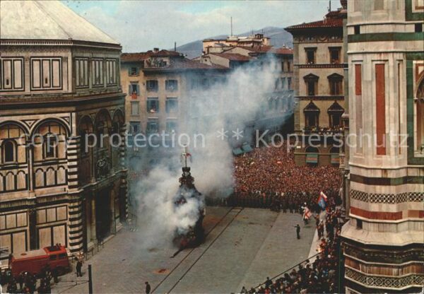 Firenze Florenz Festa dello Scoppio del Carro