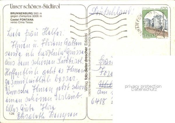 Brunnenburg Castel fontana – Bild 2