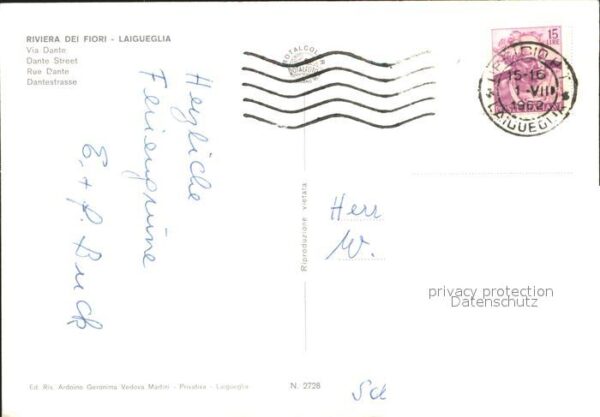 Laigueglia  Via Dante Dantestrasse – Bild 2