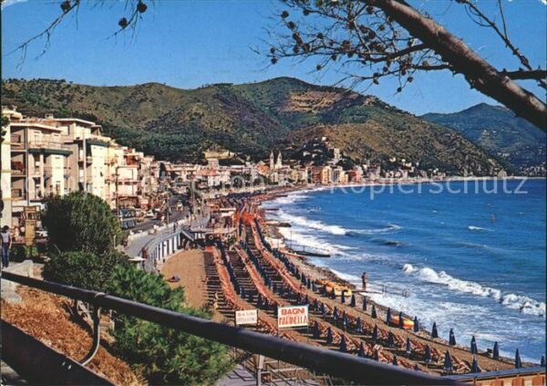 Laigueglia  Scorcio Strand spiaggia