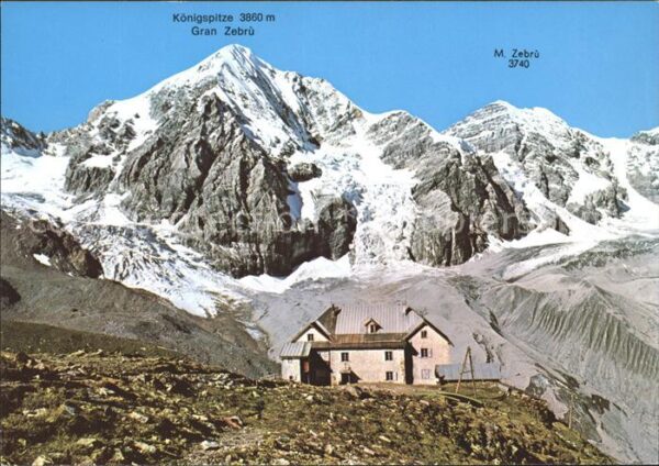 Sulden Solda Königspitze M. Zebru Schaubachhütte
