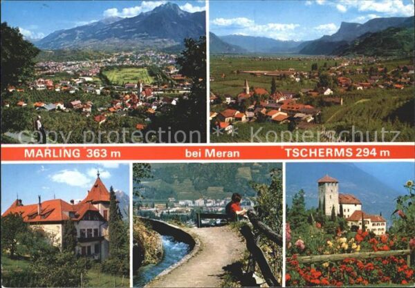 Marling Landschaft Blumen