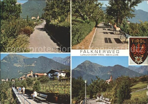 Tirol Region Falknerweg Luftkurort Dorf Tirol