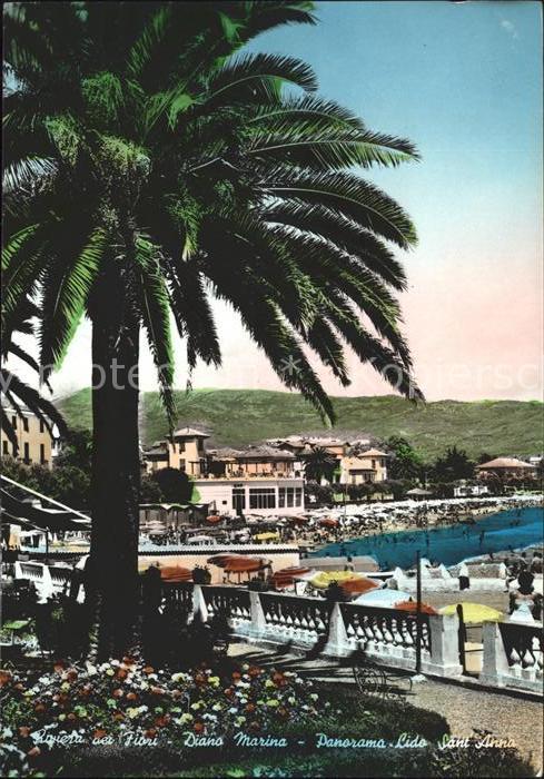 Diano Marina Blumen Ufer