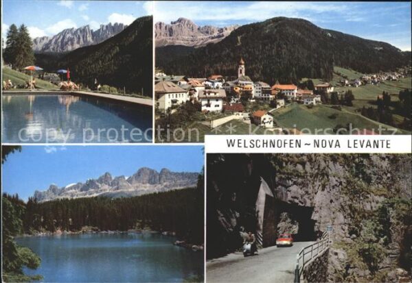 Welschnofen Suedtirol lago di Carezza strada della Val d Ega