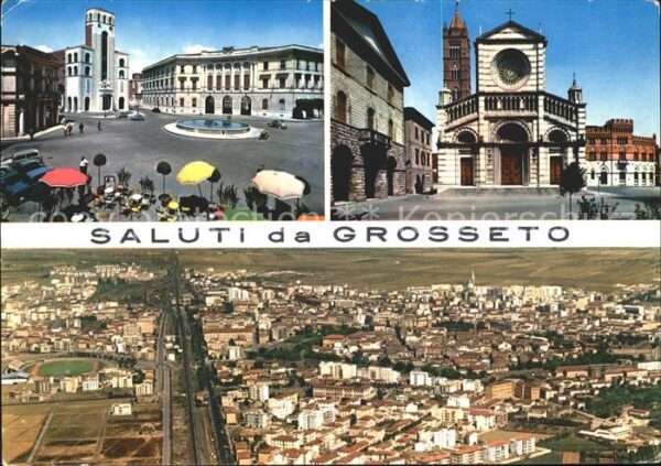 Grosseto Toscana Piazza Rosselli Duomo