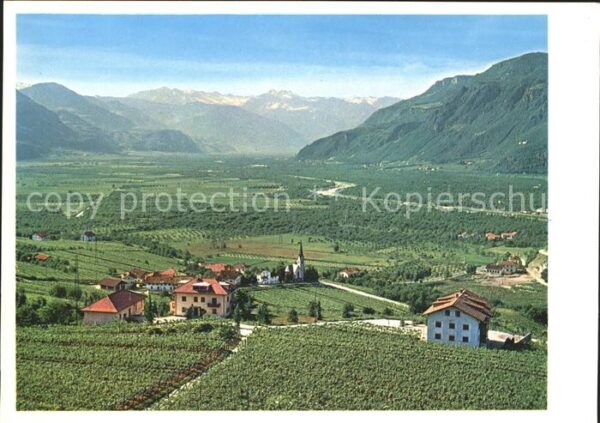 Fangart Etschtal grüne Landschaft