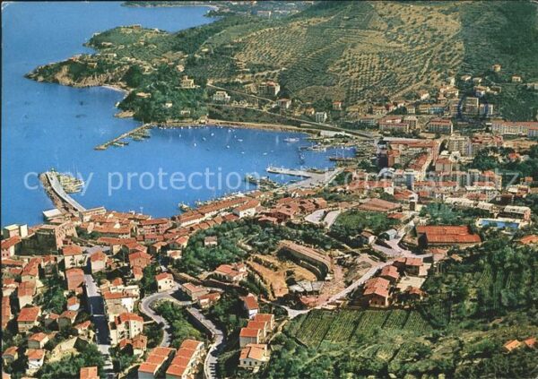 Monte Argentario Porto S. Stefano Fliegeraufnahme