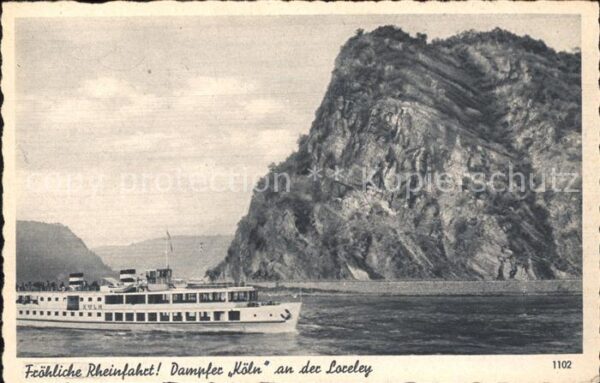 Dampfer Binnenschifffahrt Köln Loreley