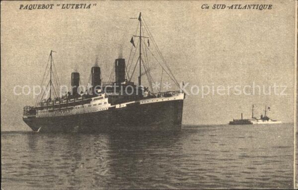 Dampfer Oceanliner Lutetia