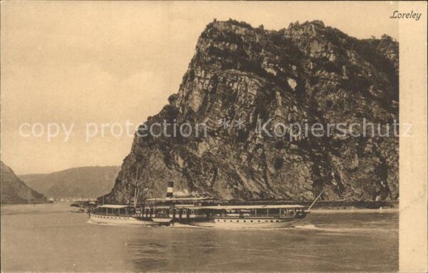 Dampfer Seitenrad Loreley