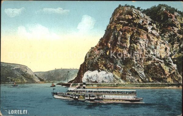 Dampfer Seitenrad Loreley