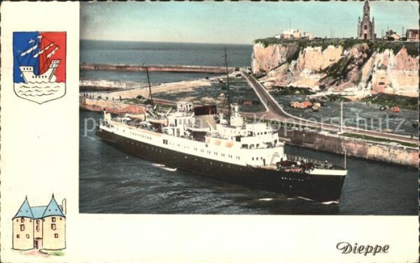 Dampfer Oceanliner Brighton Dieppe Bon Secours
