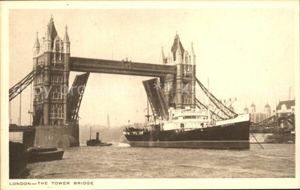 Dampfer Oceanliner Baltraffic London Tower Bridge
