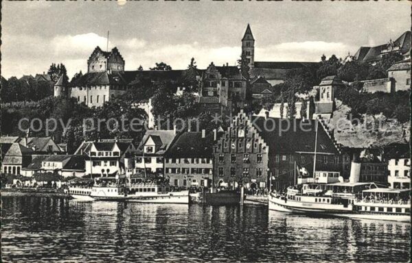 Dampfer Seitenrad Meersburg am Bodensee